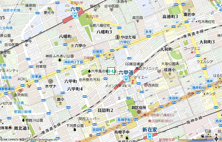 エムティ－メディカルサービス付近の地図